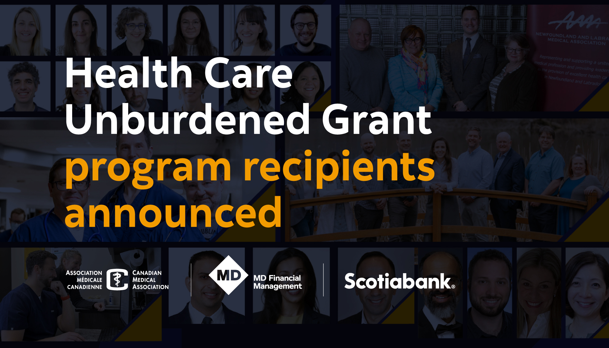 Health Care Unburdened Grant program recipients announced